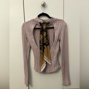 Free People lavender turtleneck size XS(fits XS-L) thin knit